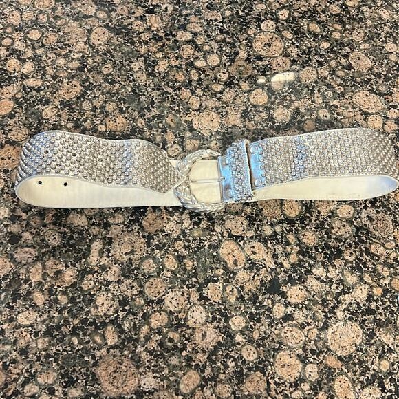 NWOT Sand Castle Studded Silver Belt main image 4